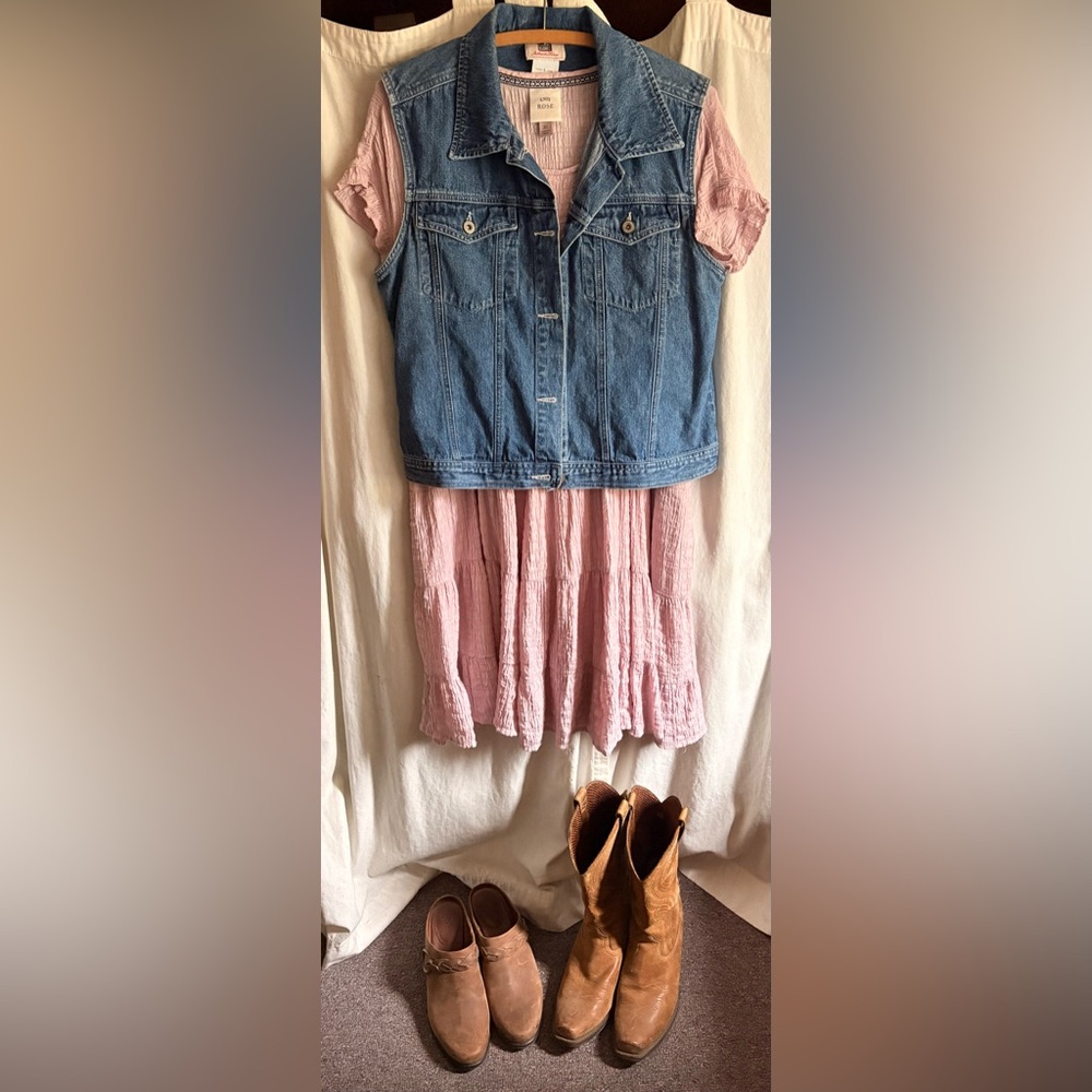 Knox Rose Blush Crinkle Tunic